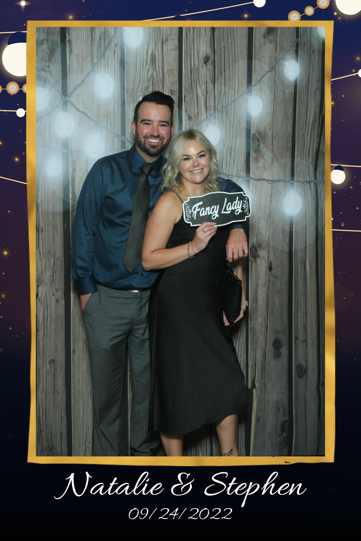 Natalie & Stephen | View more photos from the event at gallery.myselfiemirror.ca/u/romanmyselfiemirrorca/Natalie-Stephen