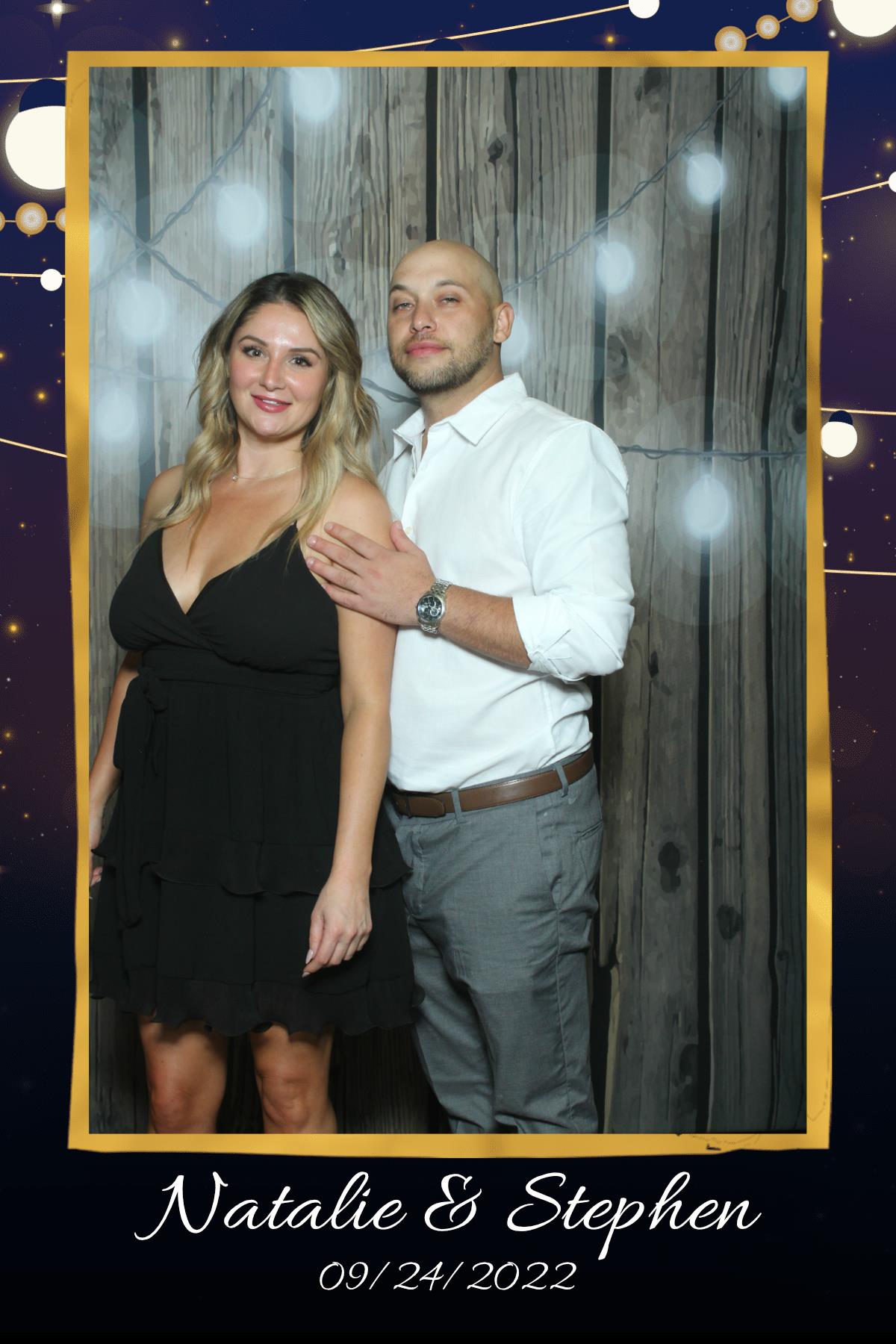 Natalie & Stephen | View more photos from the event at gallery.myselfiemirror.ca/u/romanmyselfiemirrorca/Natalie-Stephen