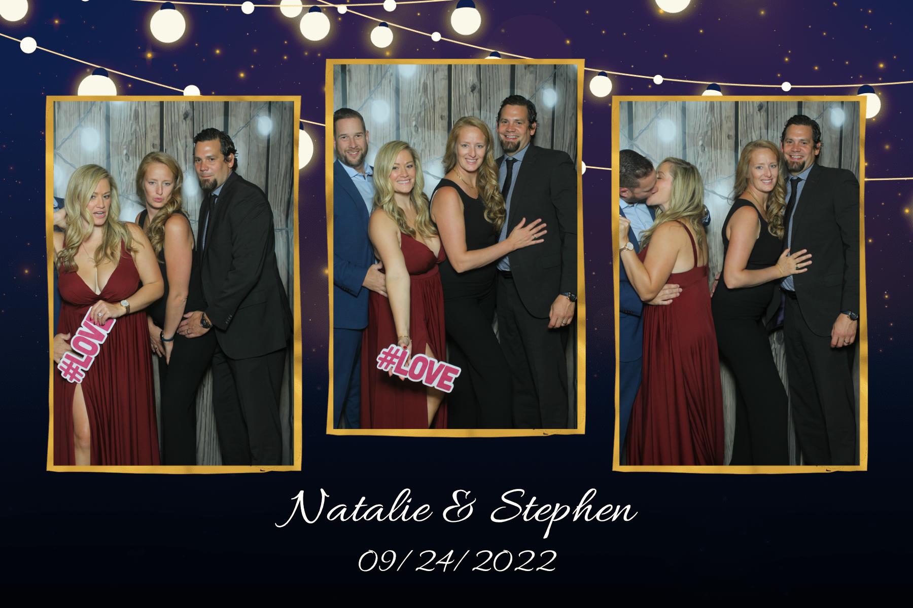 Natalie & Stephen | View more photos from the event at gallery.myselfiemirror.ca/u/romanmyselfiemirrorca/Natalie-Stephen