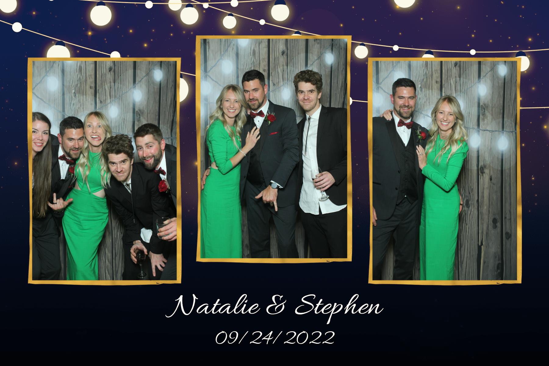 Natalie & Stephen | View more photos from the event at gallery.myselfiemirror.ca/u/romanmyselfiemirrorca/Natalie-Stephen