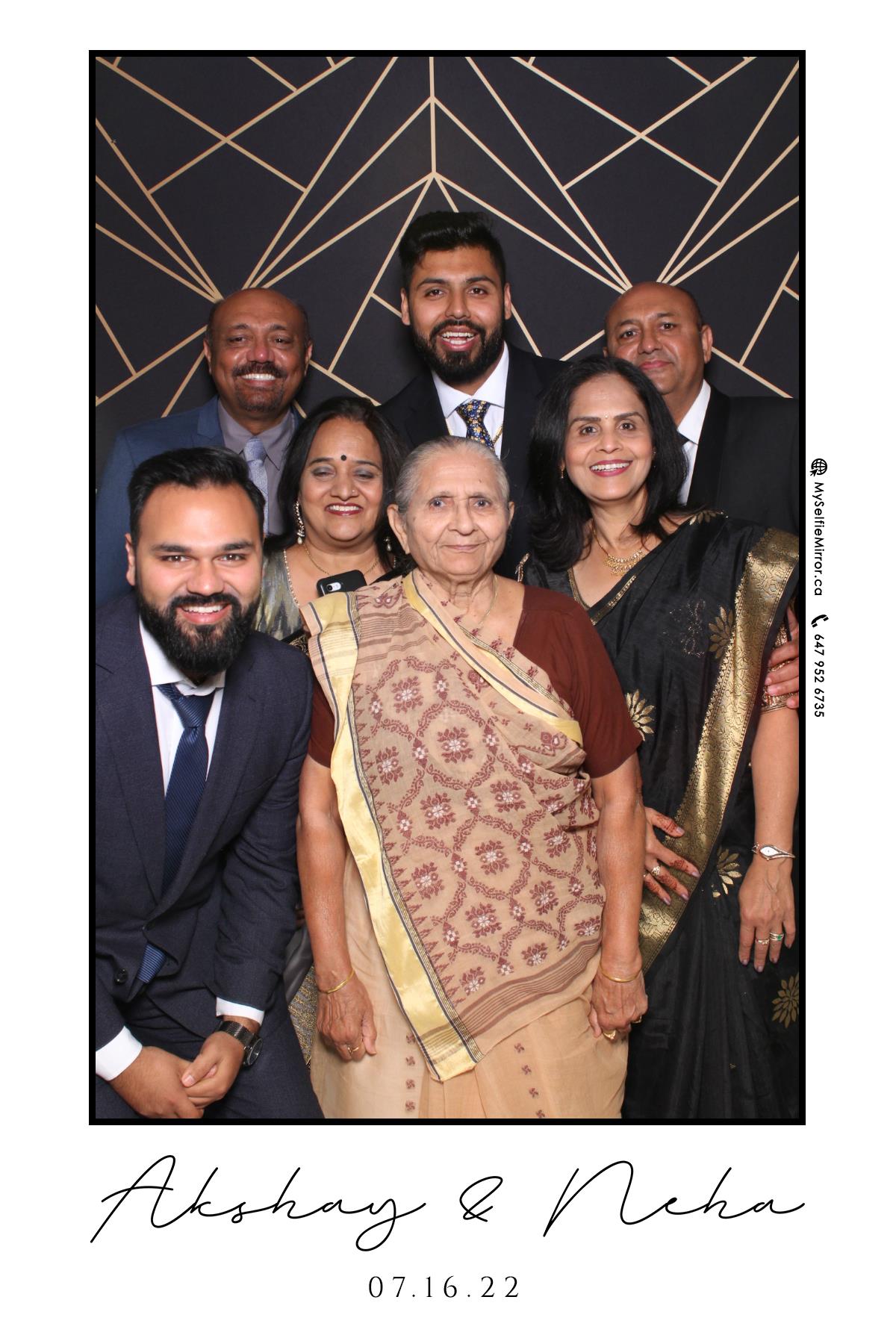 Neha & Akshay | View more photos from the event at gallery.myselfiemirror.ca/u/romanmyselfiemirrorca/Neha-Akshay