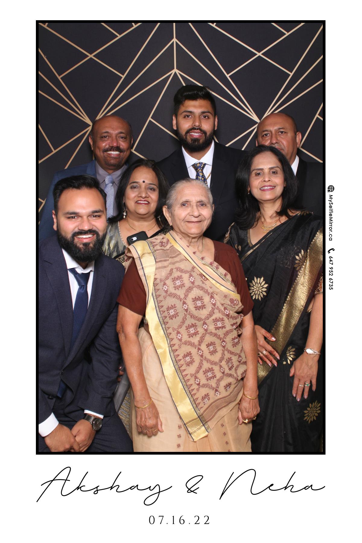 Neha & Akshay | View more photos from the event at gallery.myselfiemirror.ca/u/romanmyselfiemirrorca/Neha-Akshay