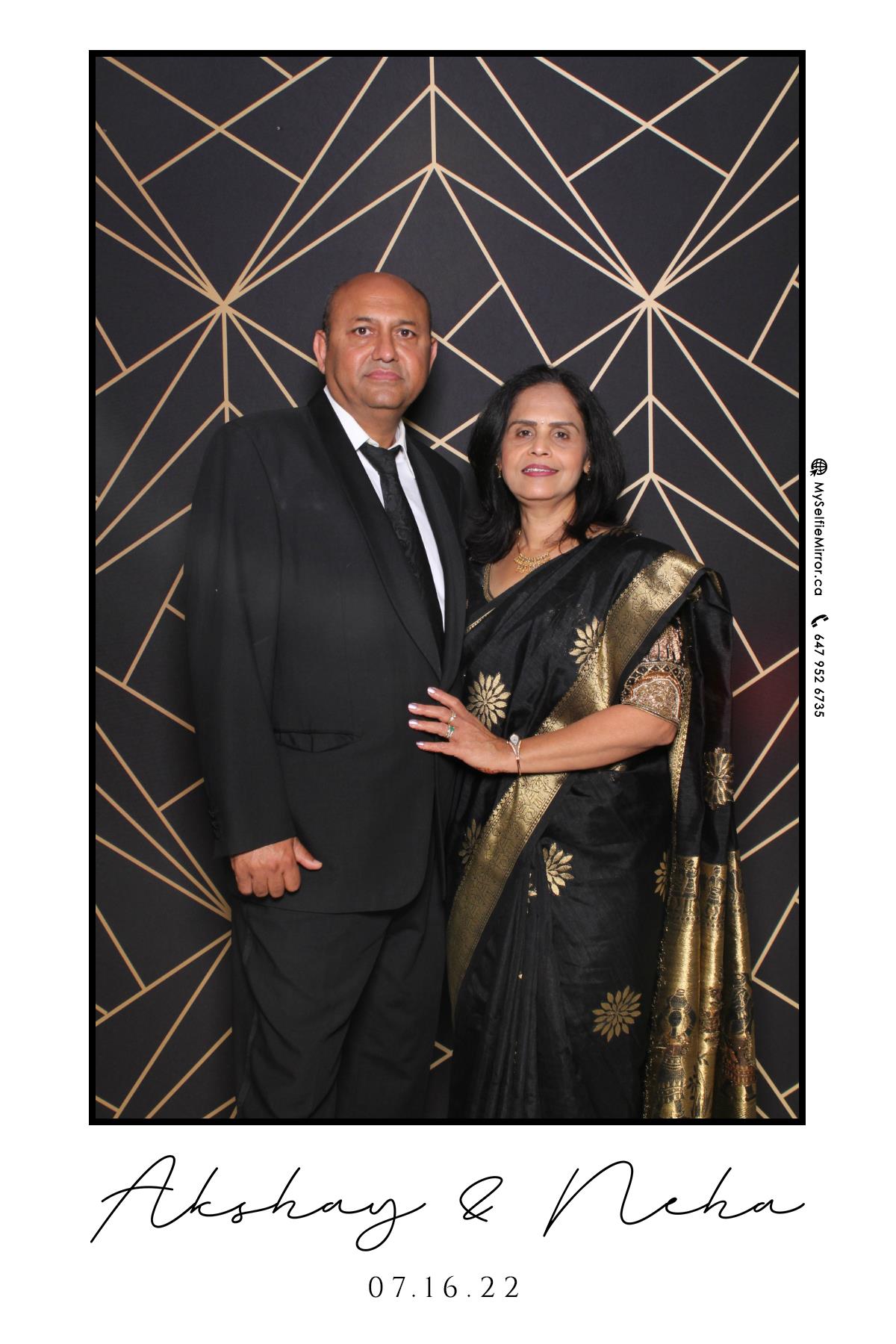 Neha & Akshay | View more photos from the event at gallery.myselfiemirror.ca/u/romanmyselfiemirrorca/Neha-Akshay