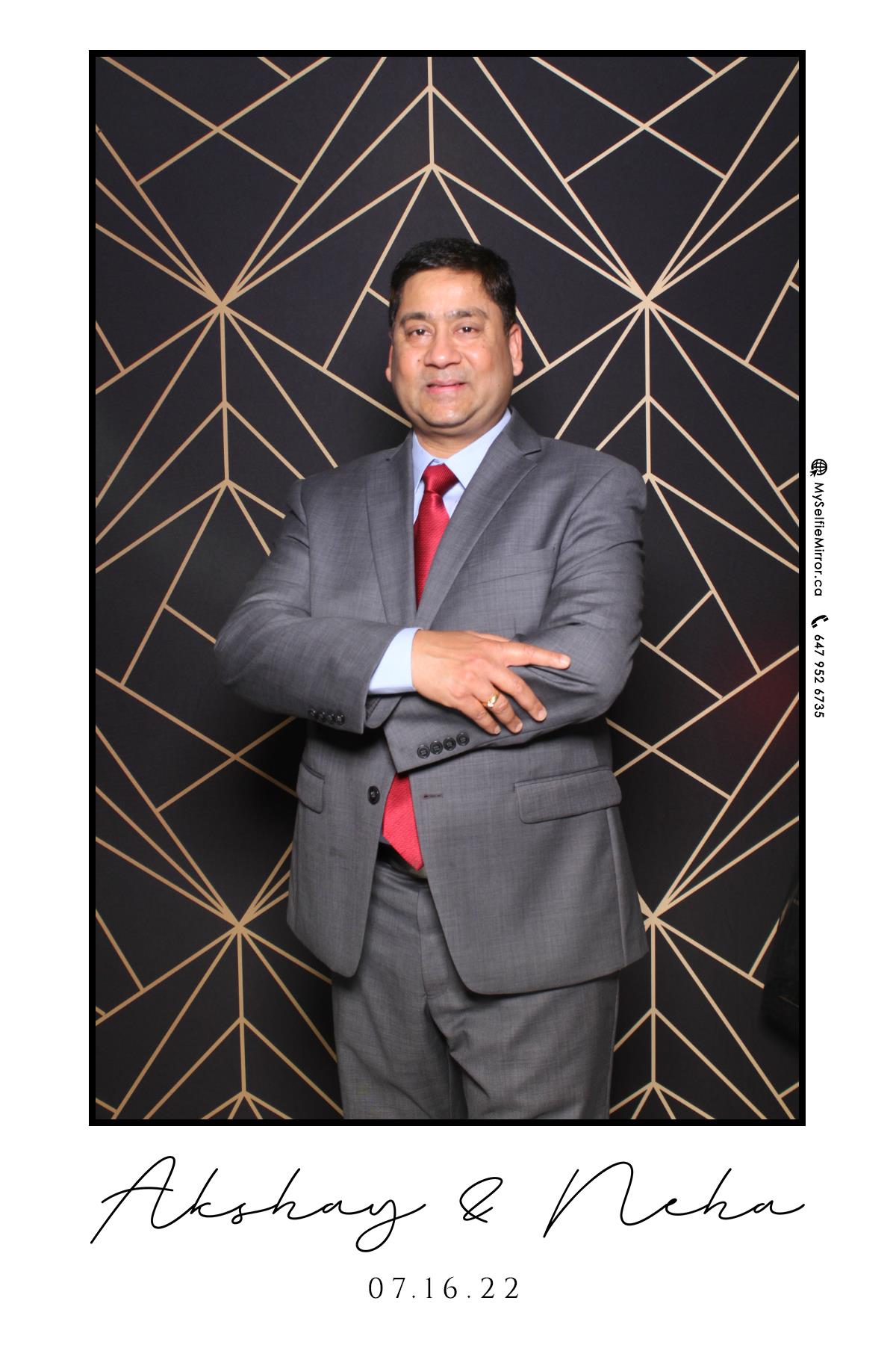 Neha & Akshay | View more photos from the event at gallery.myselfiemirror.ca/u/romanmyselfiemirrorca/Neha-Akshay