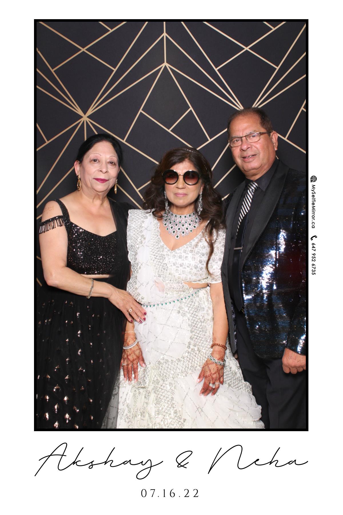 Neha & Akshay | View more photos from the event at gallery.myselfiemirror.ca/u/romanmyselfiemirrorca/Neha-Akshay