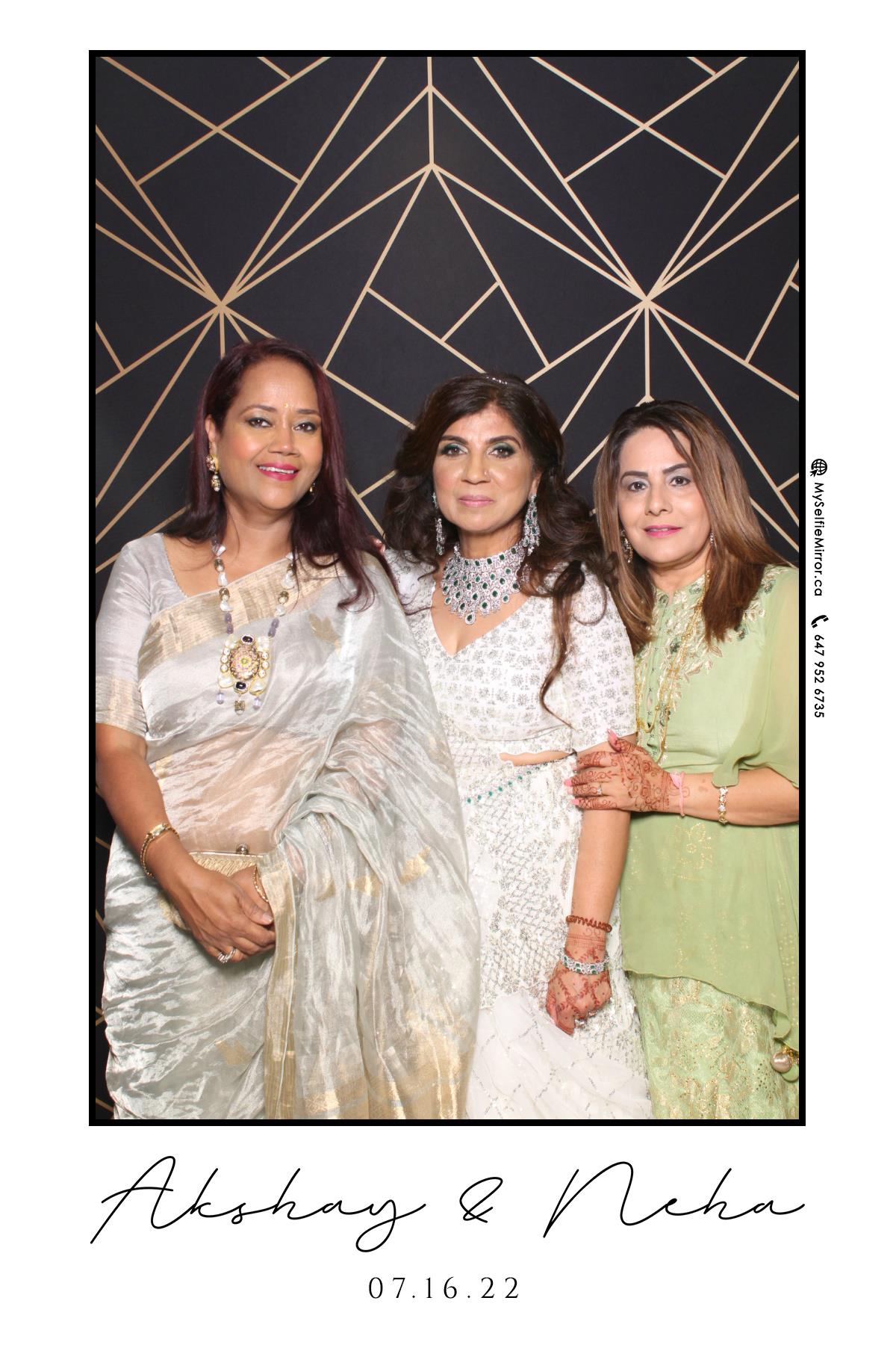 Neha & Akshay | View more photos from the event at gallery.myselfiemirror.ca/u/romanmyselfiemirrorca/Neha-Akshay