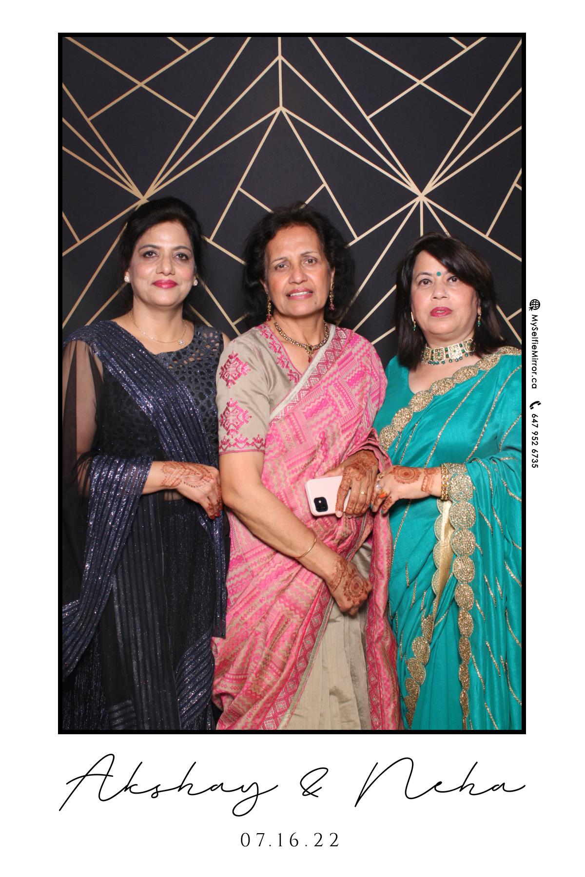 Neha & Akshay | View more photos from the event at gallery.myselfiemirror.ca/u/romanmyselfiemirrorca/Neha-Akshay