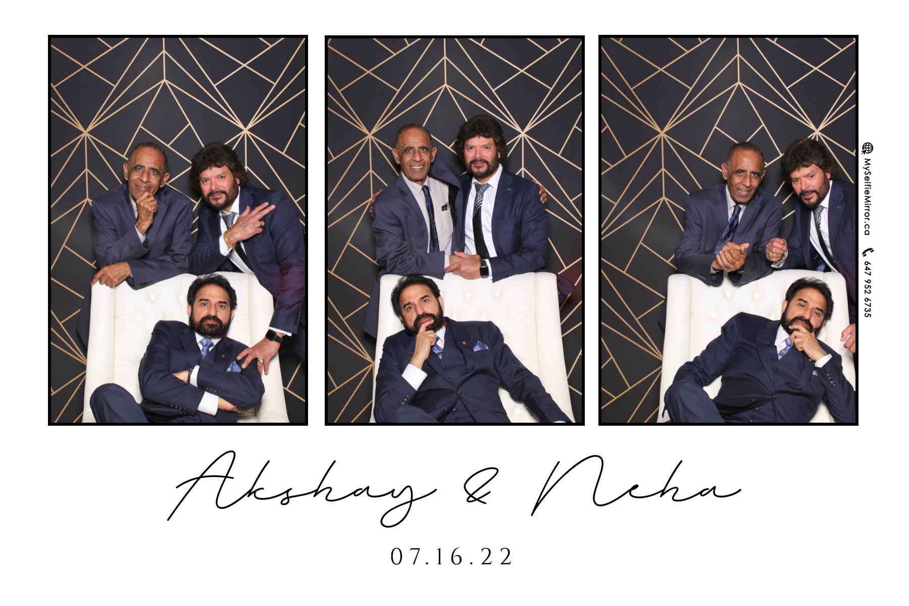 Neha & Akshay | View more photos from the event at gallery.myselfiemirror.ca/u/romanmyselfiemirrorca/Neha-Akshay