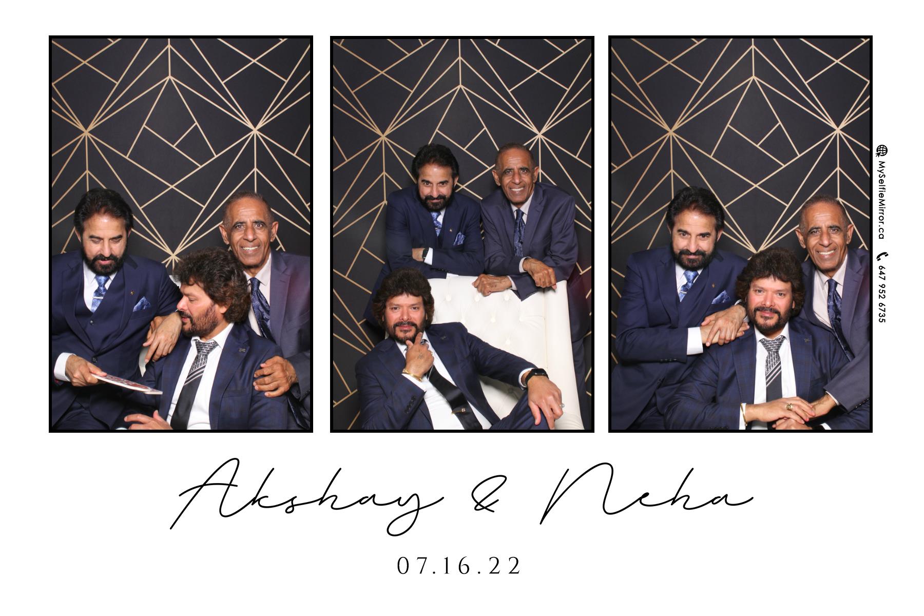 Neha & Akshay | View more photos from the event at gallery.myselfiemirror.ca/u/romanmyselfiemirrorca/Neha-Akshay