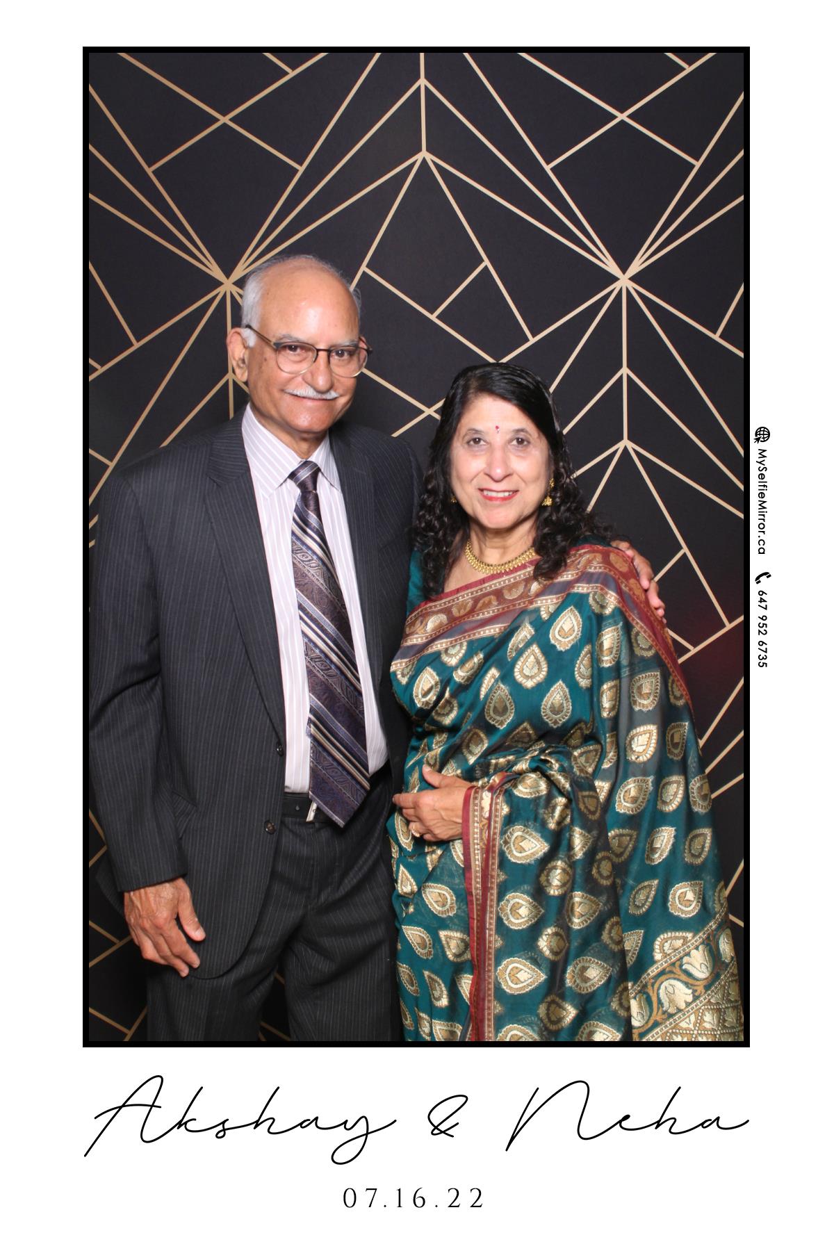 Neha & Akshay | View more photos from the event at gallery.myselfiemirror.ca/u/romanmyselfiemirrorca/Neha-Akshay