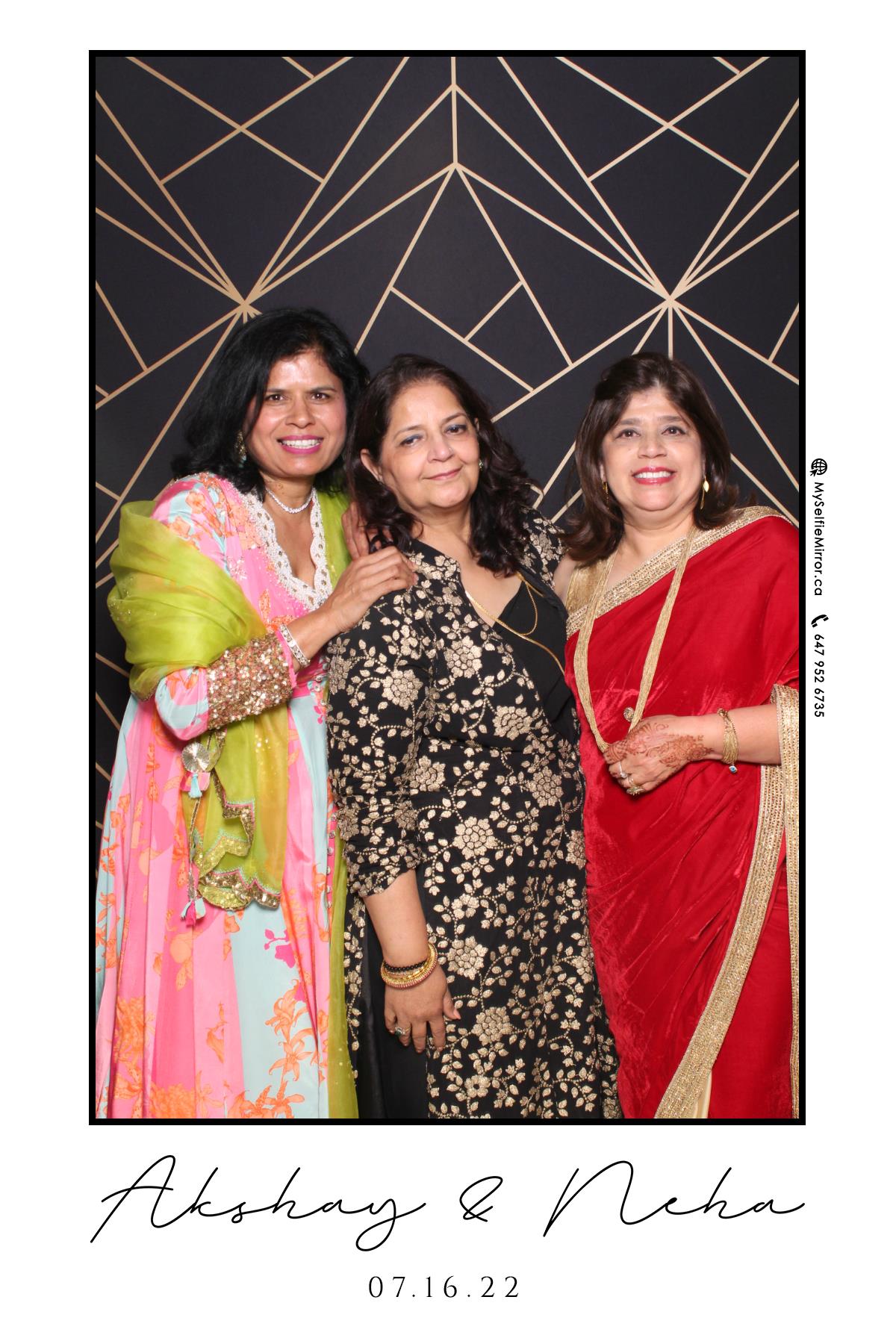 Neha & Akshay | View more photos from the event at gallery.myselfiemirror.ca/u/romanmyselfiemirrorca/Neha-Akshay