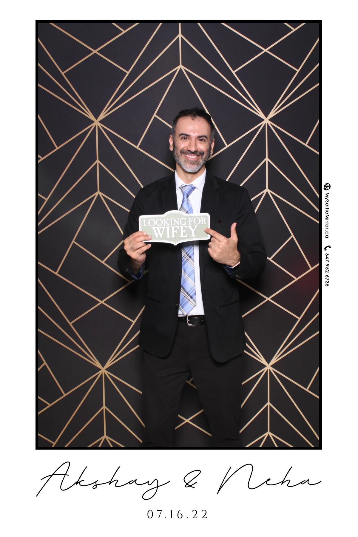 Neha & Akshay | View more photos from the event at gallery.myselfiemirror.ca/u/romanmyselfiemirrorca/Neha-Akshay