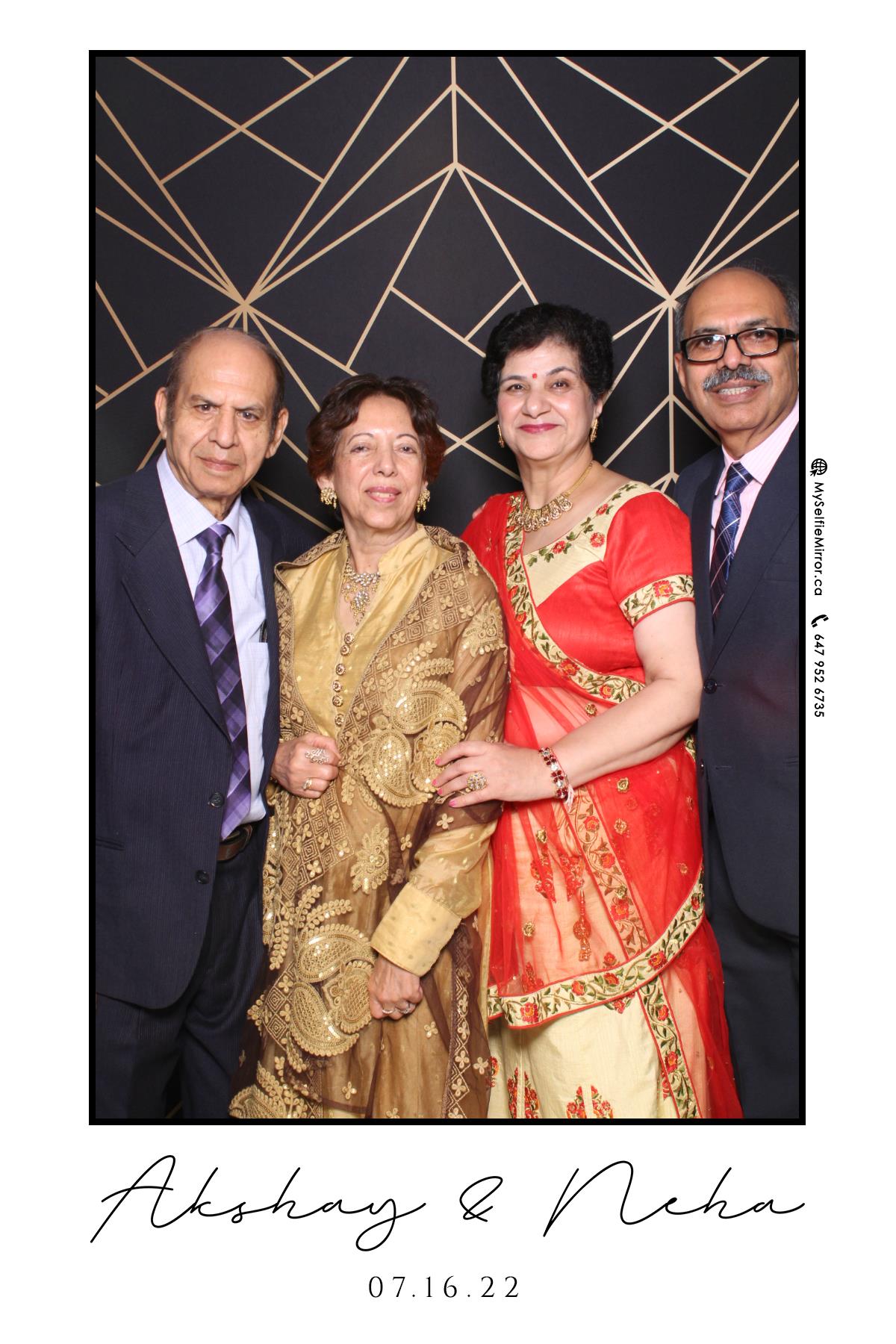 Neha & Akshay | View more photos from the event at gallery.myselfiemirror.ca/u/romanmyselfiemirrorca/Neha-Akshay