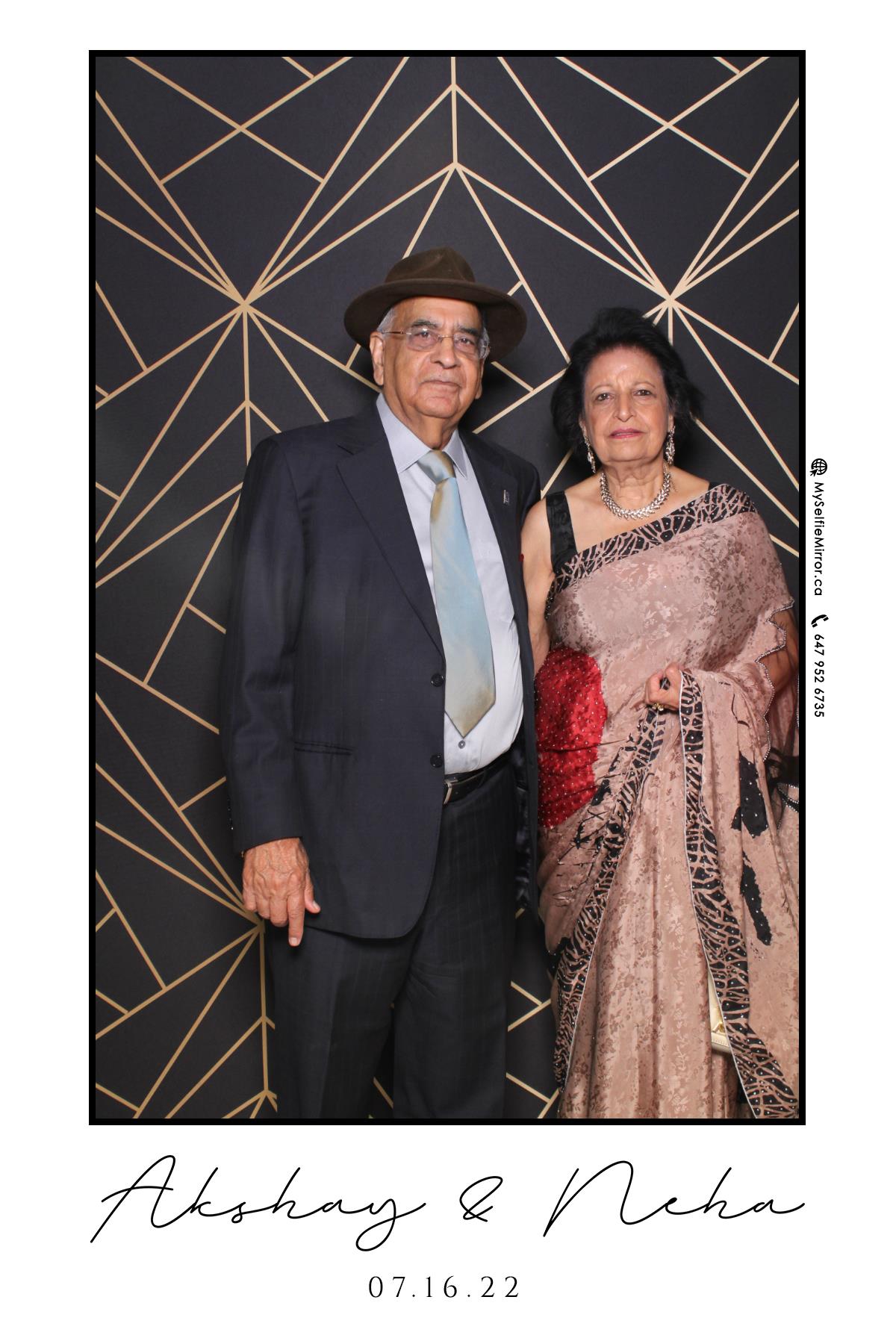 Neha & Akshay | View more photos from the event at gallery.myselfiemirror.ca/u/romanmyselfiemirrorca/Neha-Akshay