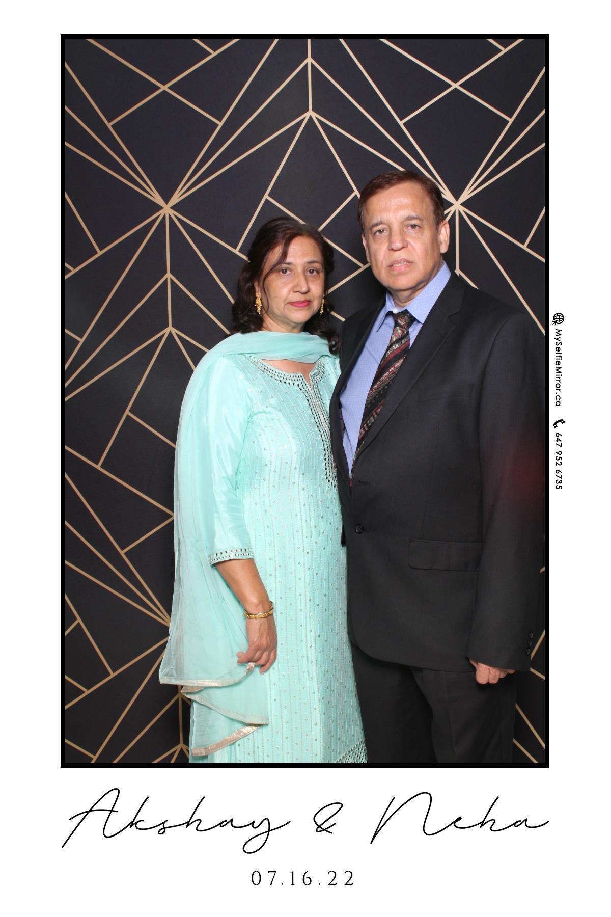 Neha & Akshay | View more photos from the event at gallery.myselfiemirror.ca/u/romanmyselfiemirrorca/Neha-Akshay