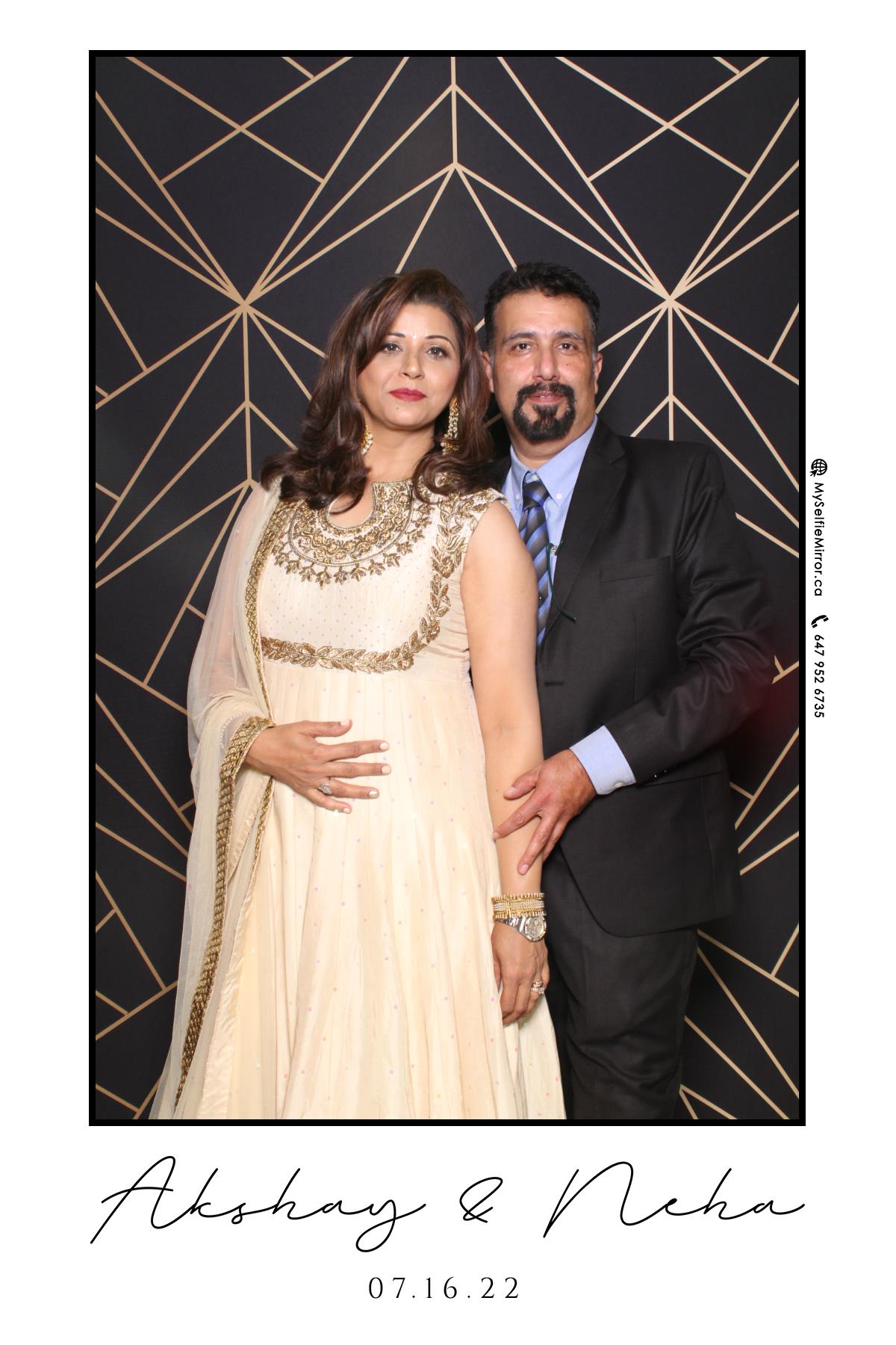 Neha & Akshay | View more photos from the event at gallery.myselfiemirror.ca/u/romanmyselfiemirrorca/Neha-Akshay