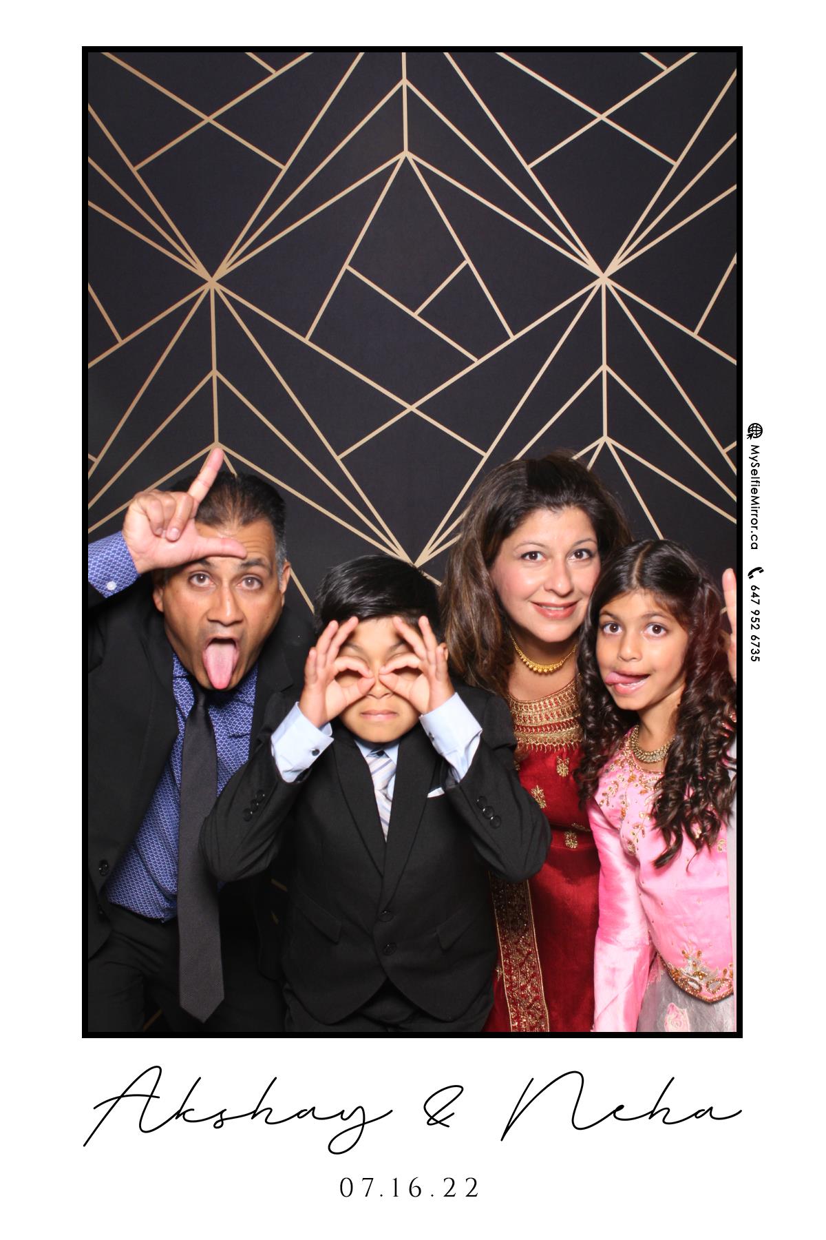 Neha & Akshay | View more photos from the event at gallery.myselfiemirror.ca/u/romanmyselfiemirrorca/Neha-Akshay