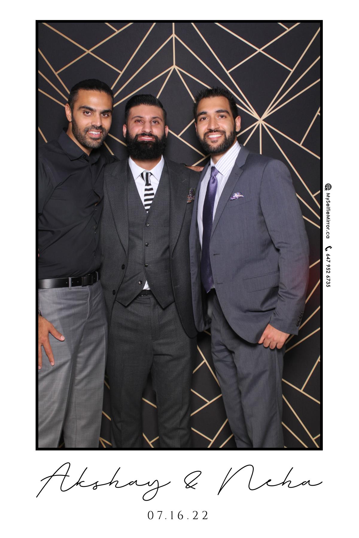 Neha & Akshay | View more photos from the event at gallery.myselfiemirror.ca/u/romanmyselfiemirrorca/Neha-Akshay