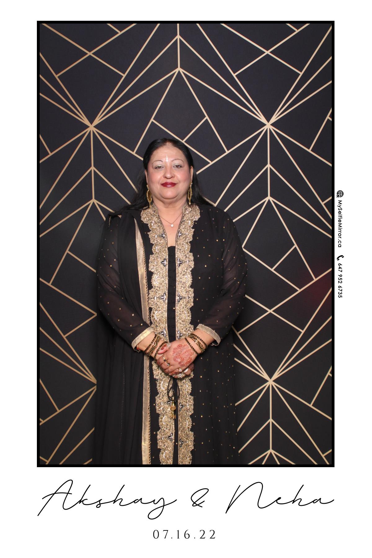 Neha & Akshay | View more photos from the event at gallery.myselfiemirror.ca/u/romanmyselfiemirrorca/Neha-Akshay