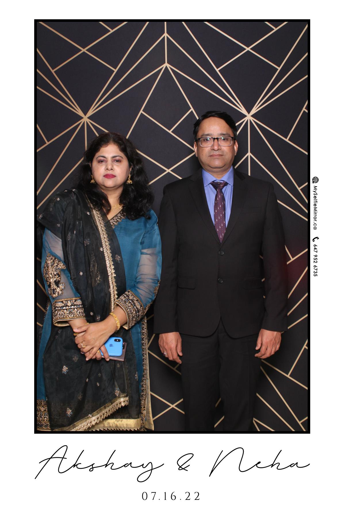 Neha & Akshay | View more photos from the event at gallery.myselfiemirror.ca/u/romanmyselfiemirrorca/Neha-Akshay