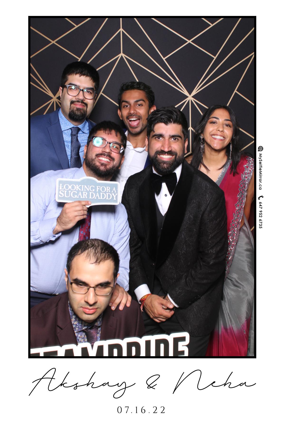 Neha & Akshay | View more photos from the event at gallery.myselfiemirror.ca/u/romanmyselfiemirrorca/Neha-Akshay