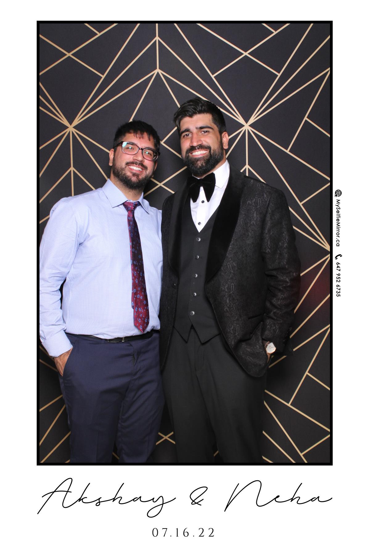 Neha & Akshay | View more photos from the event at gallery.myselfiemirror.ca/u/romanmyselfiemirrorca/Neha-Akshay
