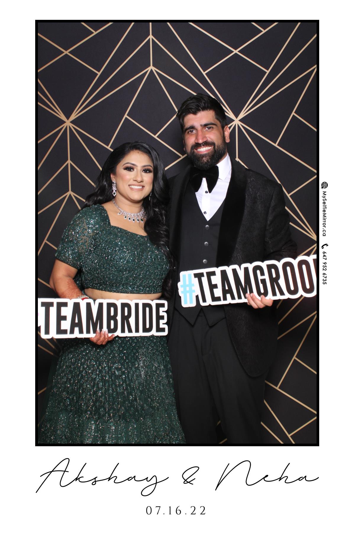 Neha & Akshay | View more photos from the event at gallery.myselfiemirror.ca/u/romanmyselfiemirrorca/Neha-Akshay