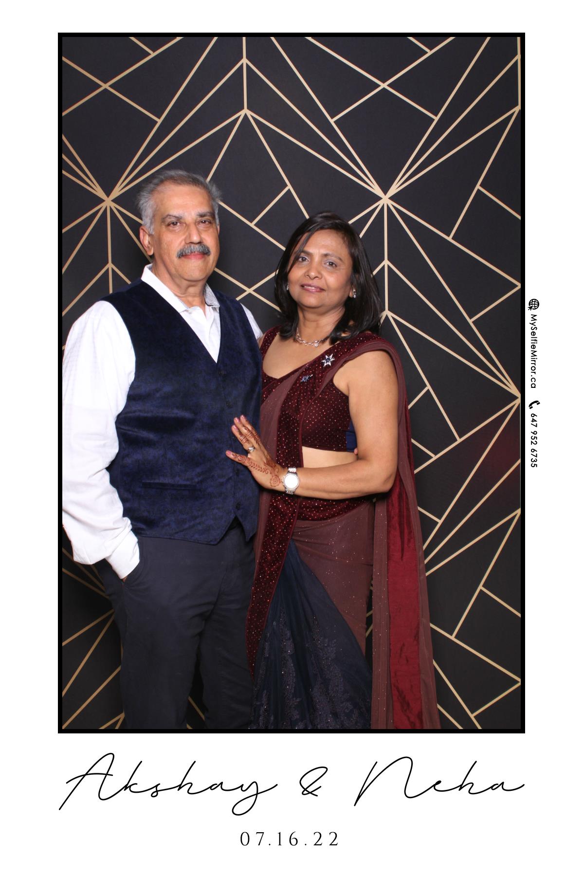 Neha & Akshay | View more photos from the event at gallery.myselfiemirror.ca/u/romanmyselfiemirrorca/Neha-Akshay