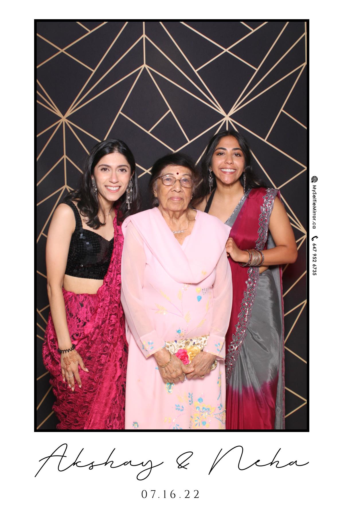 Neha & Akshay | View more photos from the event at gallery.myselfiemirror.ca/u/romanmyselfiemirrorca/Neha-Akshay