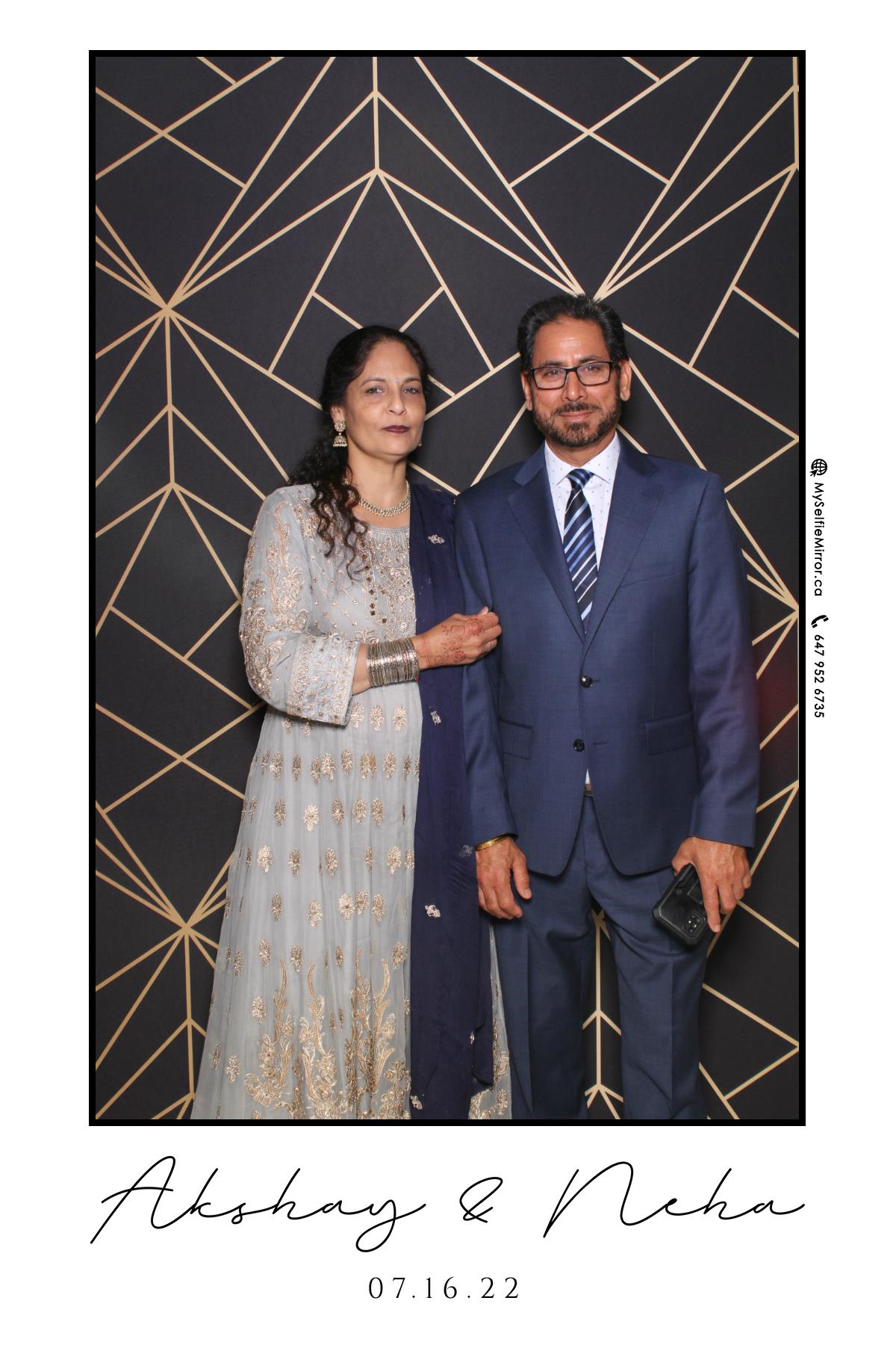 Neha & Akshay | View more photos from the event at gallery.myselfiemirror.ca/u/romanmyselfiemirrorca/Neha-Akshay