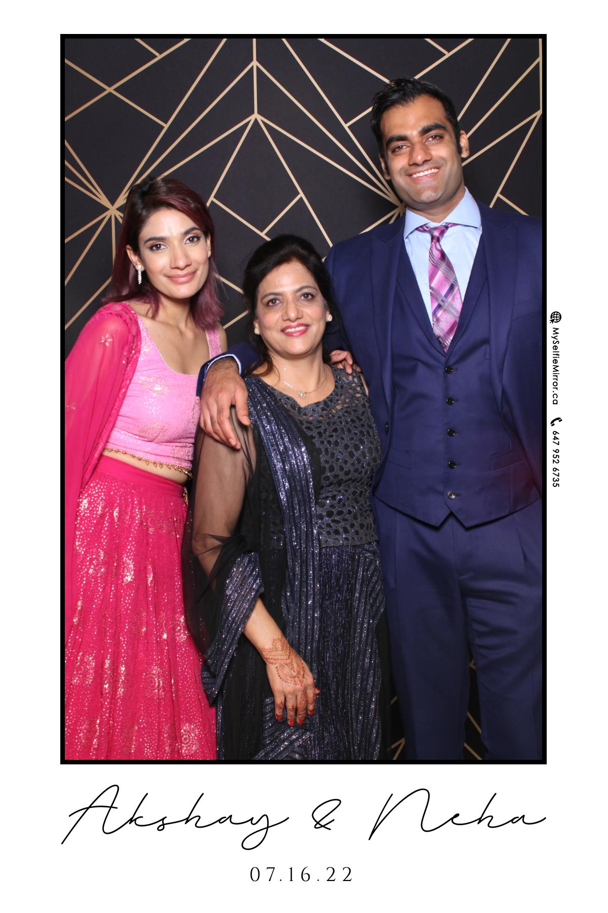 Neha & Akshay | View more photos from the event at gallery.myselfiemirror.ca/u/romanmyselfiemirrorca/Neha-Akshay