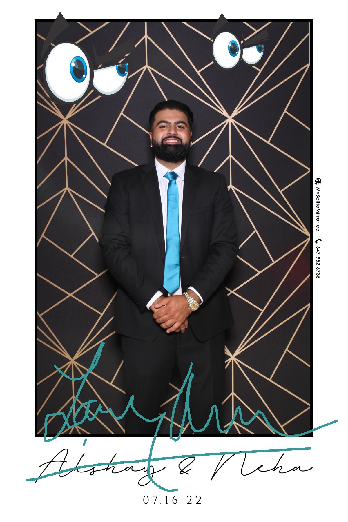 Neha & Akshay | View more photos from the event at gallery.myselfiemirror.ca/u/romanmyselfiemirrorca/Neha-Akshay