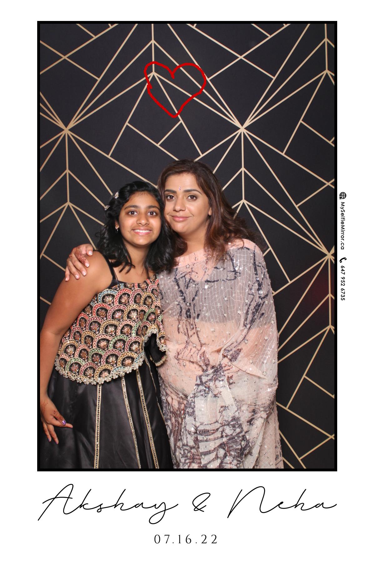 Neha & Akshay | View more photos from the event at gallery.myselfiemirror.ca/u/romanmyselfiemirrorca/Neha-Akshay