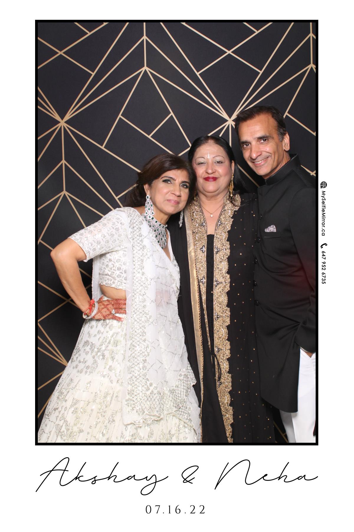 Neha & Akshay | View more photos from the event at gallery.myselfiemirror.ca/u/romanmyselfiemirrorca/Neha-Akshay