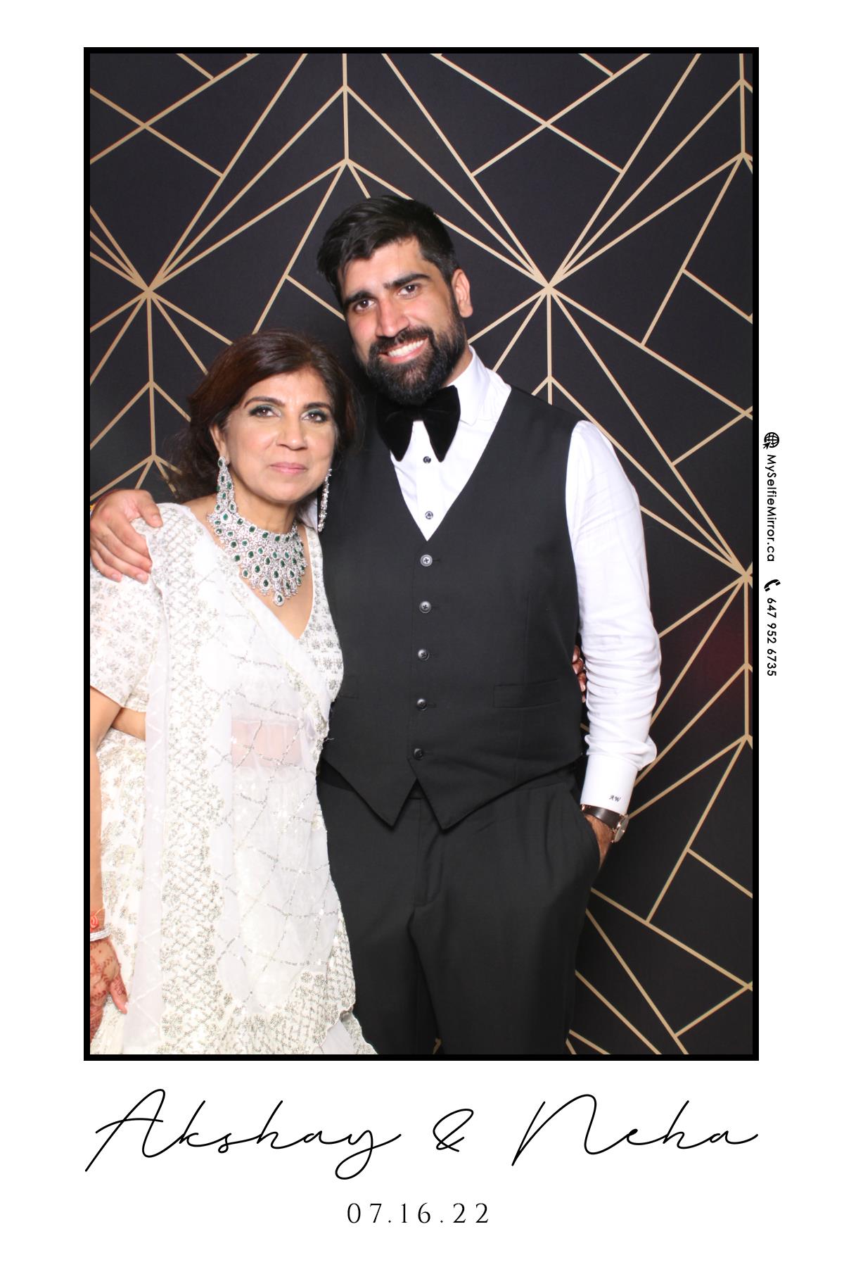 Neha & Akshay | View more photos from the event at gallery.myselfiemirror.ca/u/romanmyselfiemirrorca/Neha-Akshay