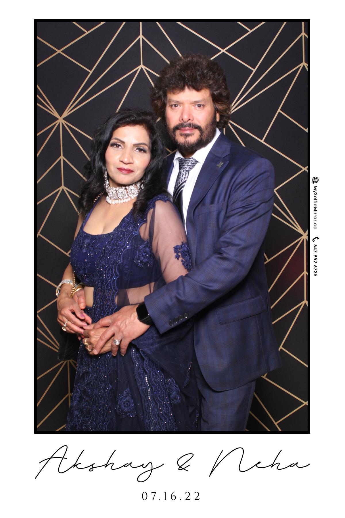 Neha & Akshay | View more photos from the event at gallery.myselfiemirror.ca/u/romanmyselfiemirrorca/Neha-Akshay