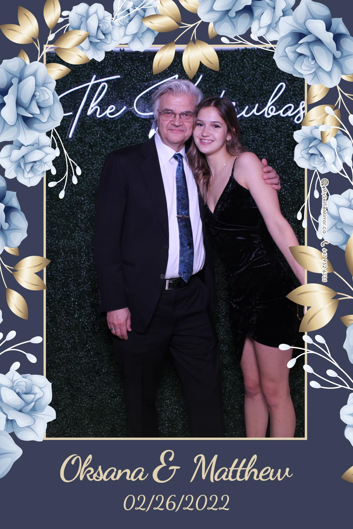 Oksana + Matthew | View more photos from the event at gallery.myselfiemirror.ca/u/romanmyselfiemirrorca/Oksana-Matthew