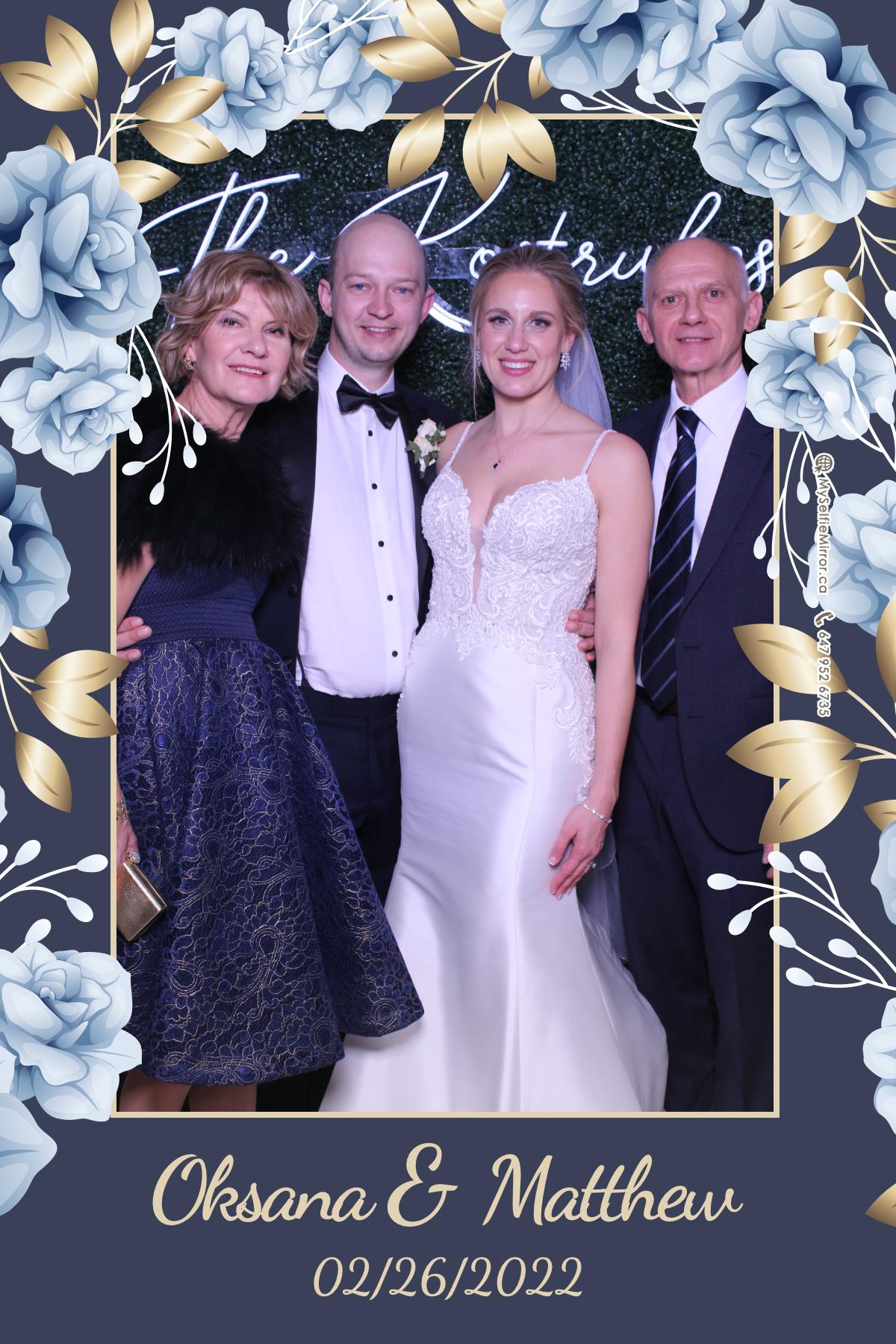 Oksana + Matthew | View more photos from the event at gallery.myselfiemirror.ca/u/romanmyselfiemirrorca/Oksana-Matthew