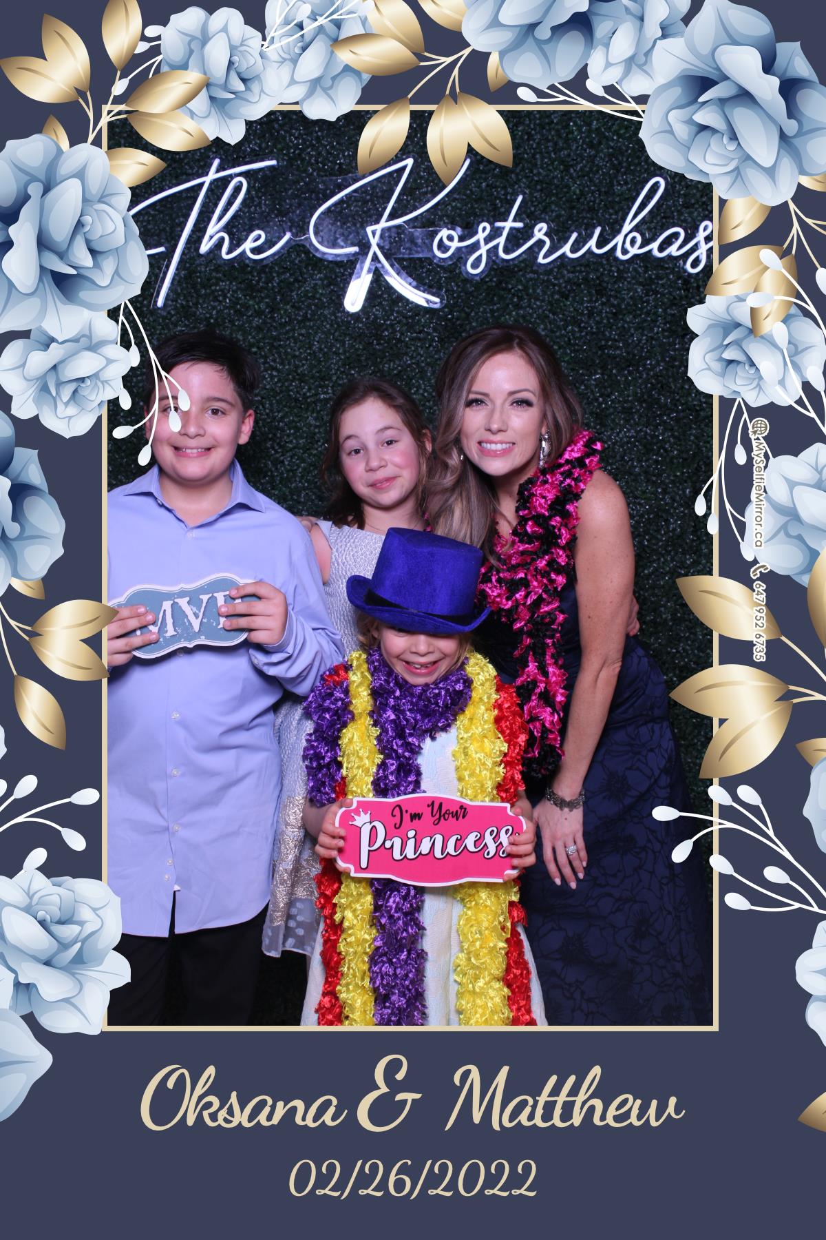 Oksana + Matthew | View more photos from the event at gallery.myselfiemirror.ca/u/romanmyselfiemirrorca/Oksana-Matthew