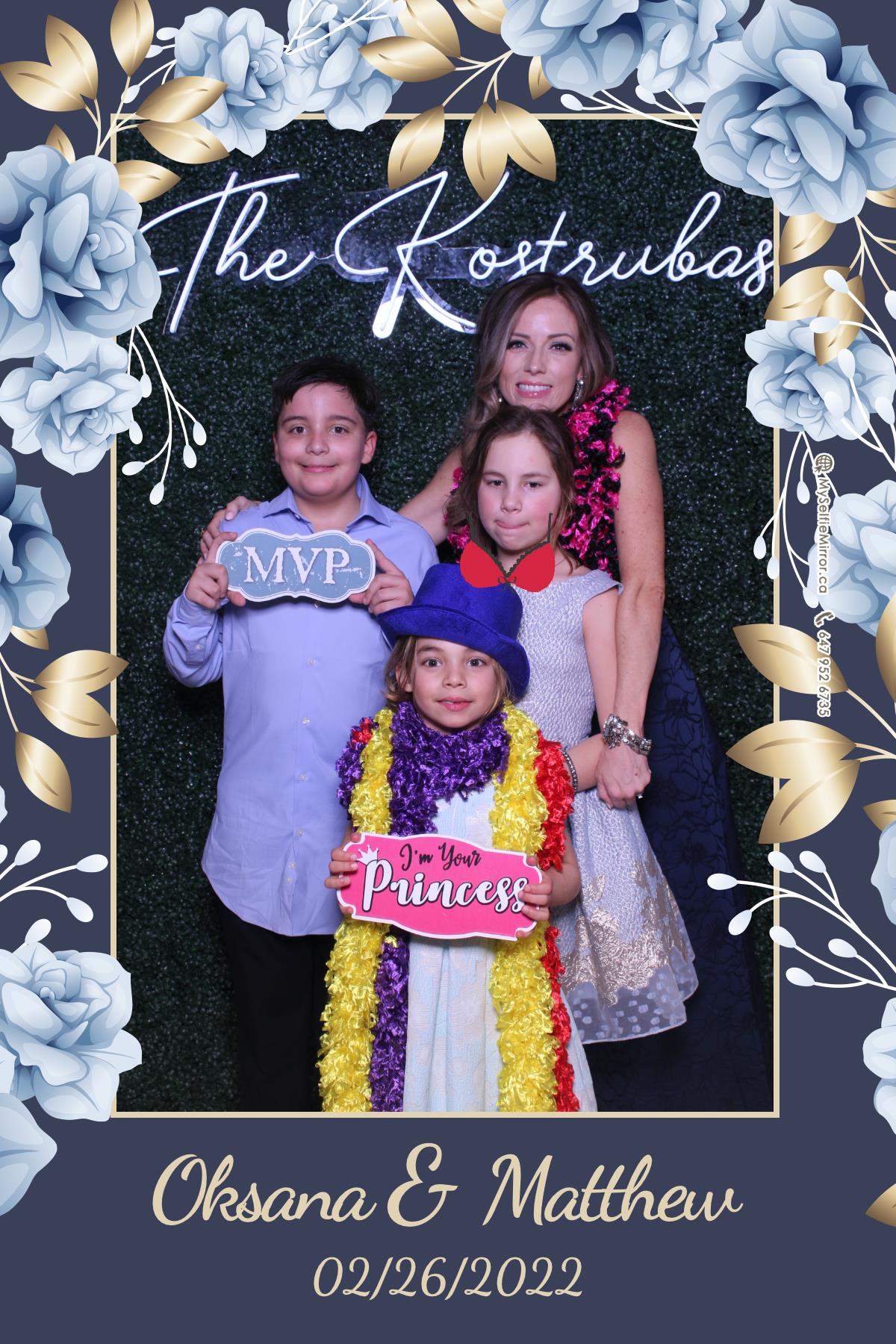 Oksana + Matthew | View more photos from the event at gallery.myselfiemirror.ca/u/romanmyselfiemirrorca/Oksana-Matthew