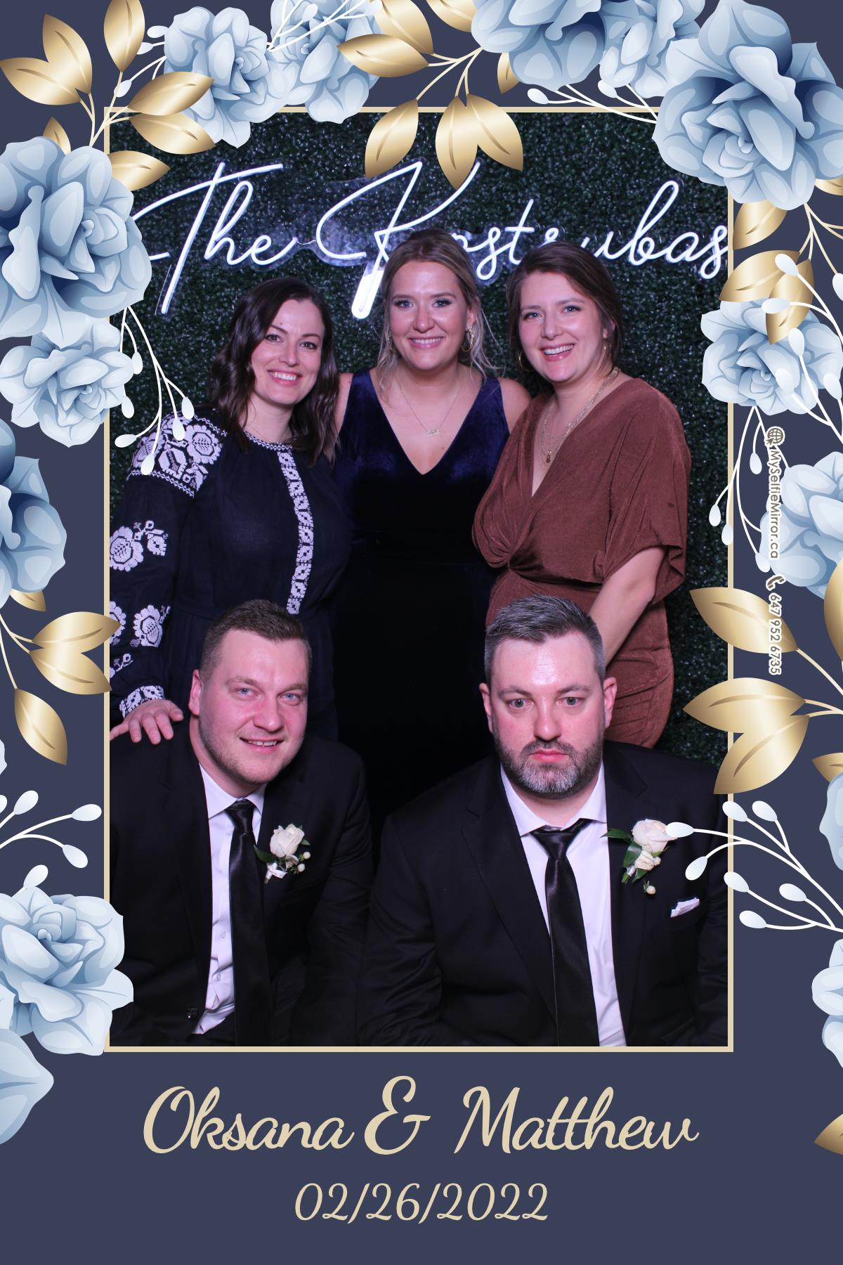 Oksana + Matthew | View more photos from the event at gallery.myselfiemirror.ca/u/romanmyselfiemirrorca/Oksana-Matthew