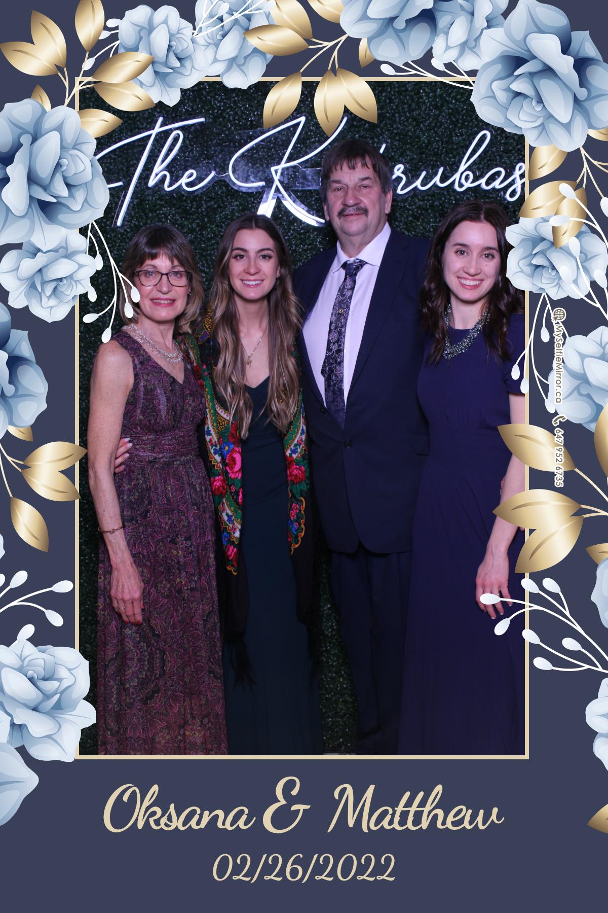 Oksana + Matthew | View more photos from the event at gallery.myselfiemirror.ca/u/romanmyselfiemirrorca/Oksana-Matthew