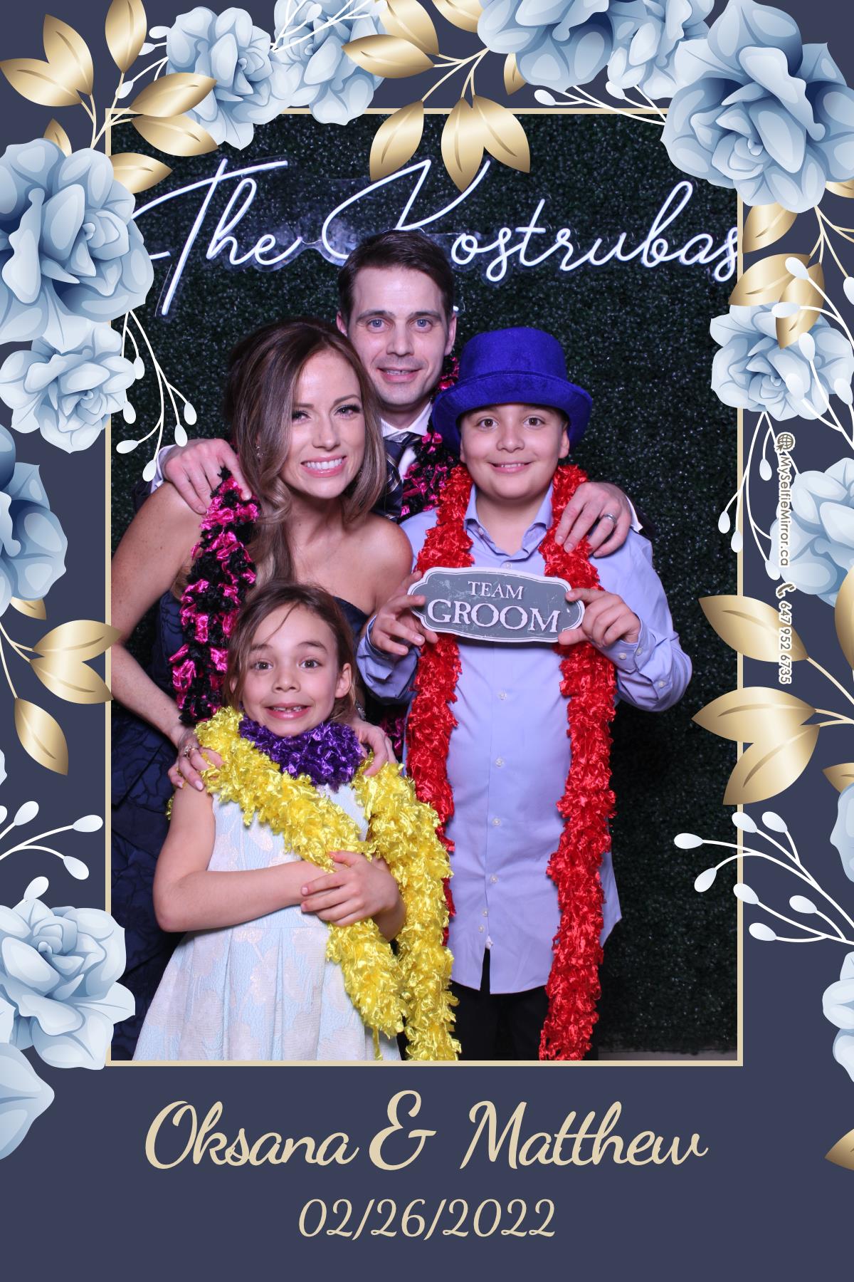 Oksana + Matthew | View more photos from the event at gallery.myselfiemirror.ca/u/romanmyselfiemirrorca/Oksana-Matthew