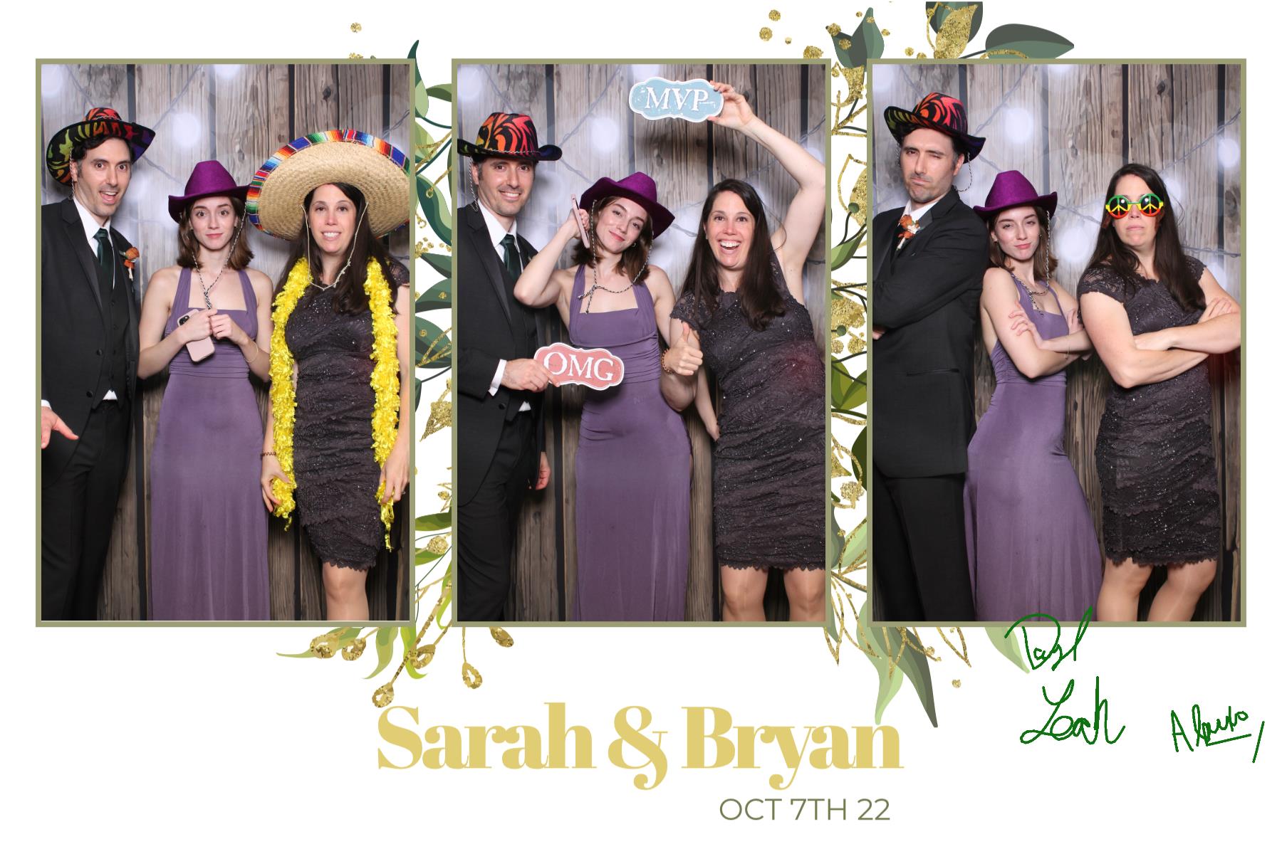 Sarah & Bryan  | View more photos from the event at gallery.myselfiemirror.ca/u/romanmyselfiemirrorca/Sarah-Bryan