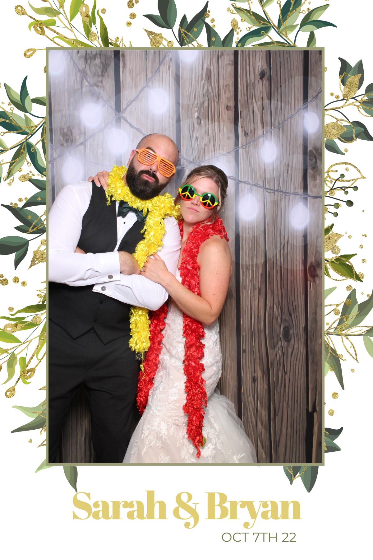 Sarah & Bryan  | View more photos from the event at gallery.myselfiemirror.ca/u/romanmyselfiemirrorca/Sarah-Bryan