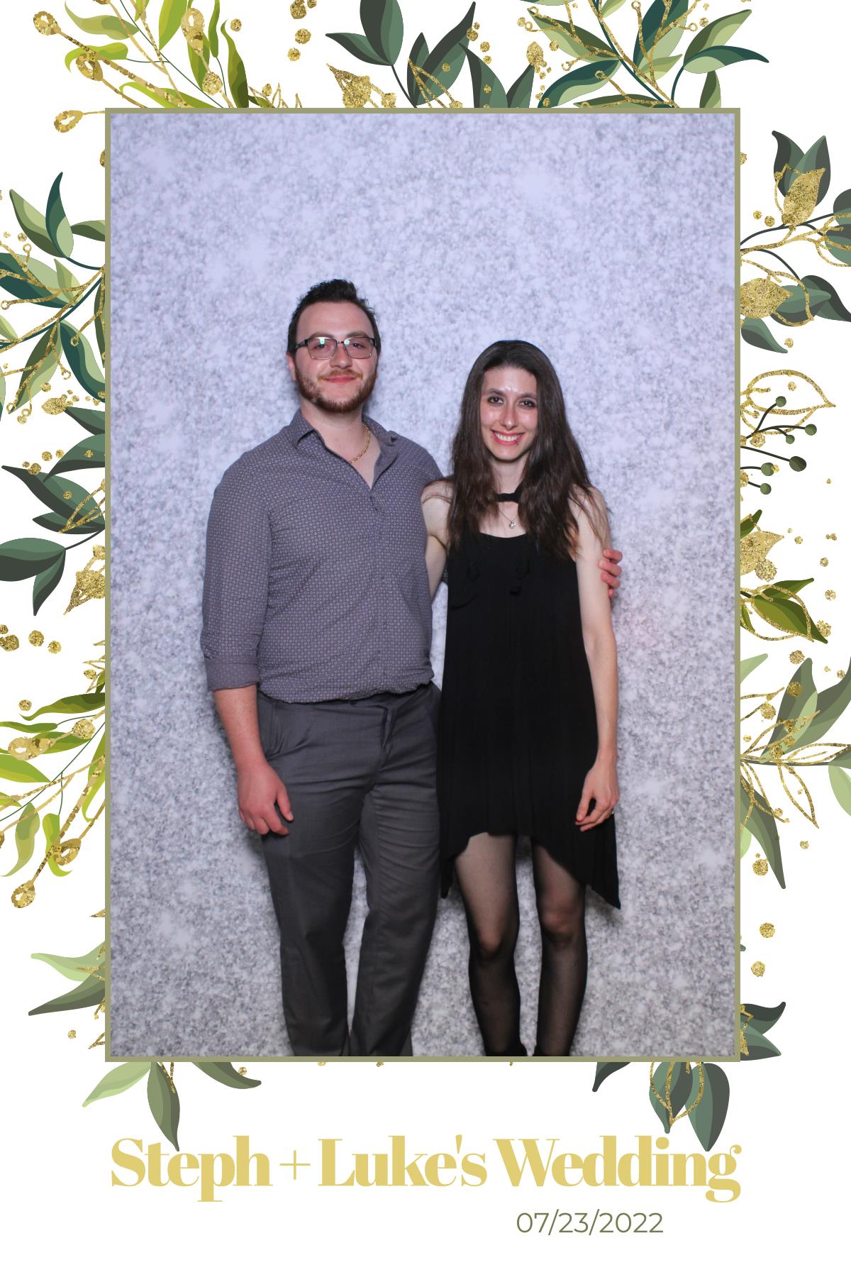 Steph & Luke | View more photos from the event at gallery.myselfiemirror.ca/u/romanmyselfiemirrorca/Steph-Luke