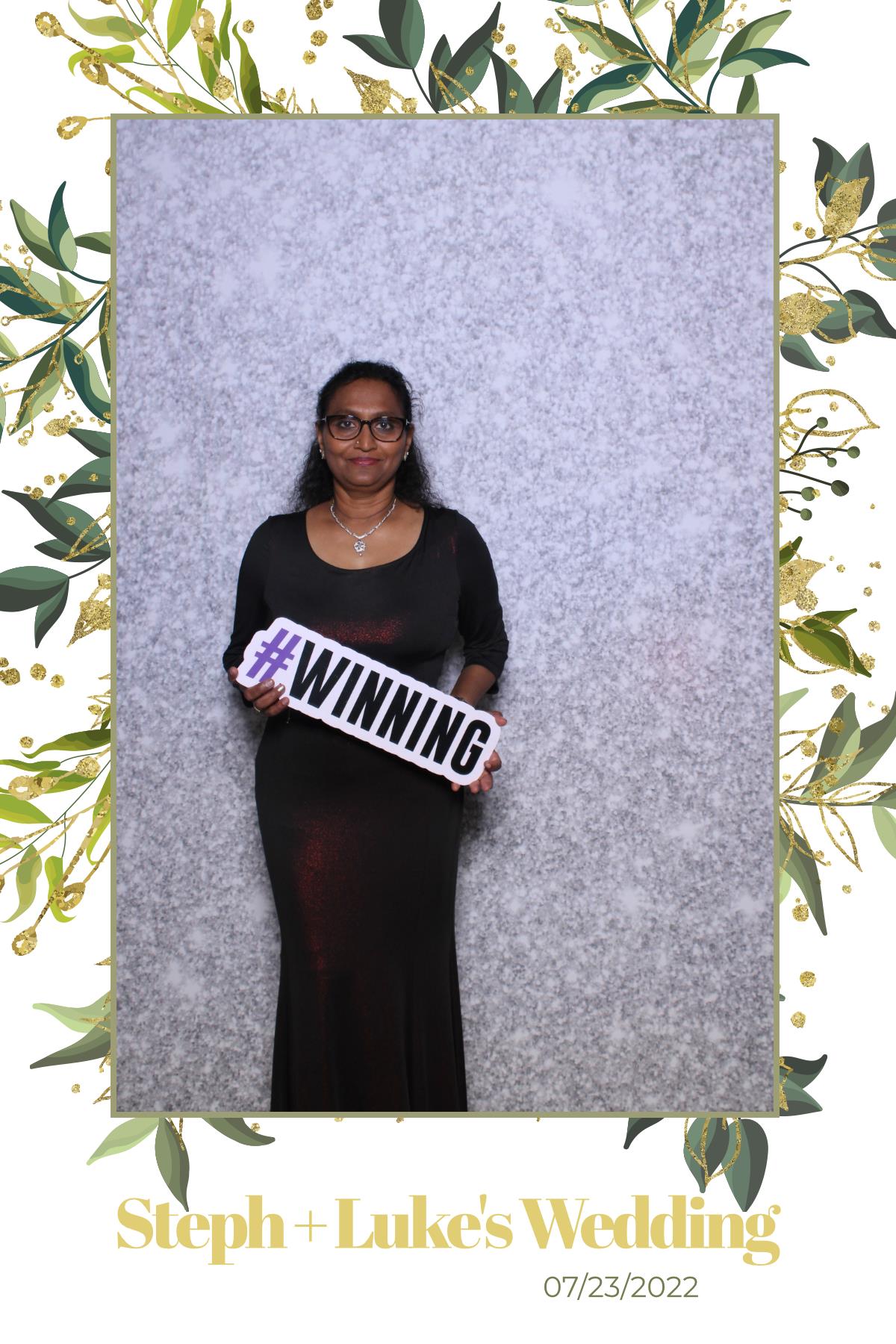 Steph & Luke | View more photos from the event at gallery.myselfiemirror.ca/u/romanmyselfiemirrorca/Steph-Luke