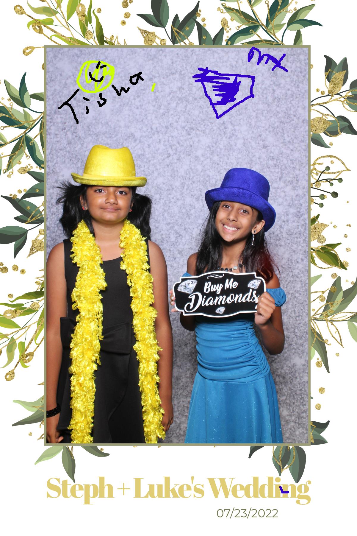 Steph & Luke | View more photos from the event at gallery.myselfiemirror.ca/u/romanmyselfiemirrorca/Steph-Luke