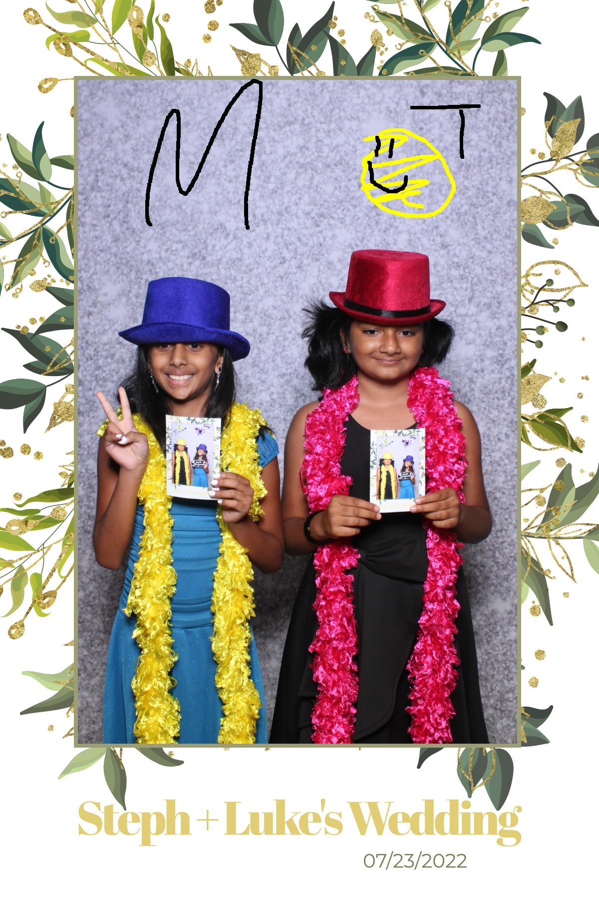 Steph & Luke | View more photos from the event at gallery.myselfiemirror.ca/u/romanmyselfiemirrorca/Steph-Luke