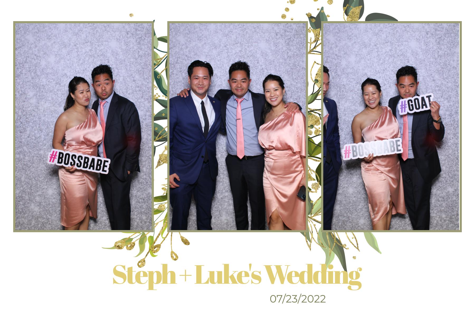 Steph & Luke | View more photos from the event at gallery.myselfiemirror.ca/u/romanmyselfiemirrorca/Steph-Luke